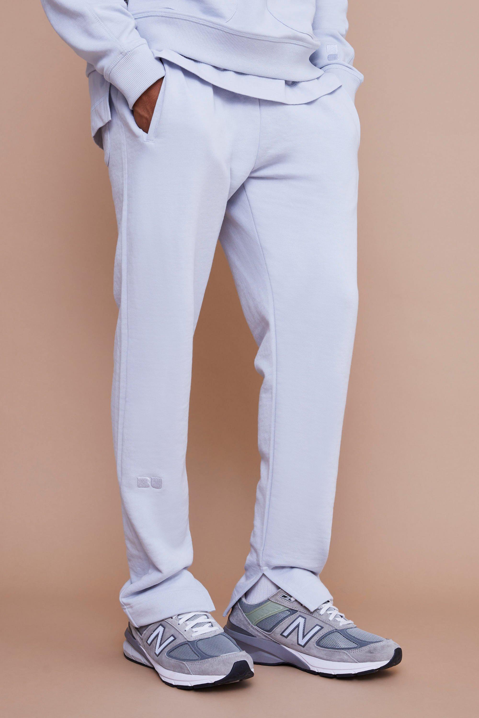 Slim Fit Heavyweight Split Hem Jogger boohooMAN